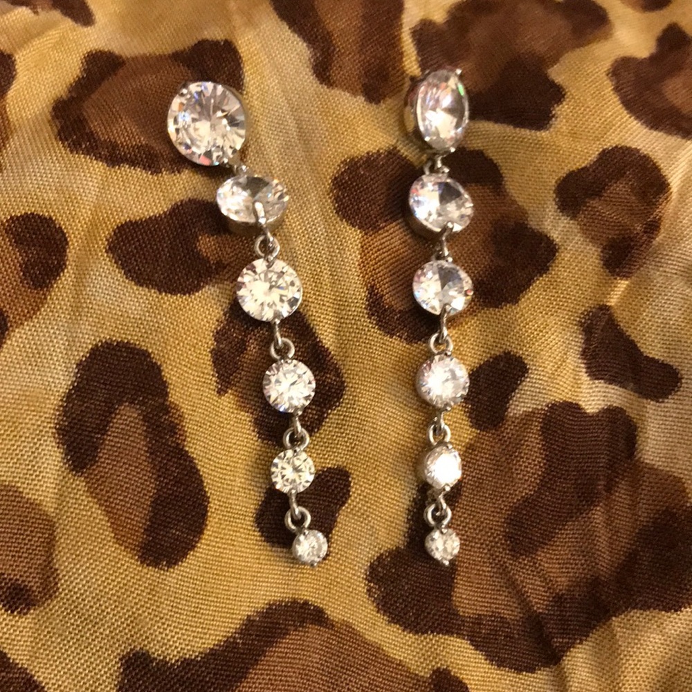Diamondlike Rhinestone Earrings